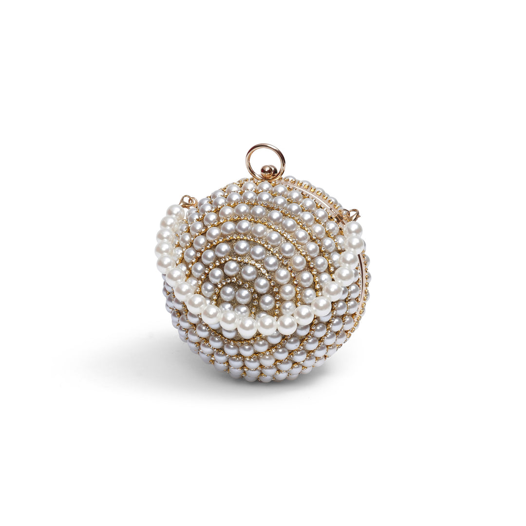 Pearl Bloom Clutch