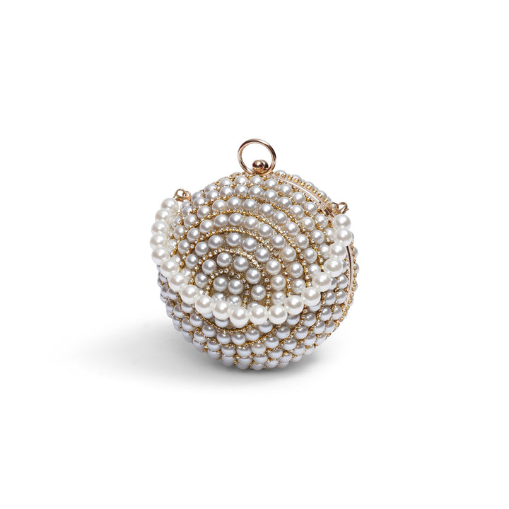 Pearl Bloom Clutch