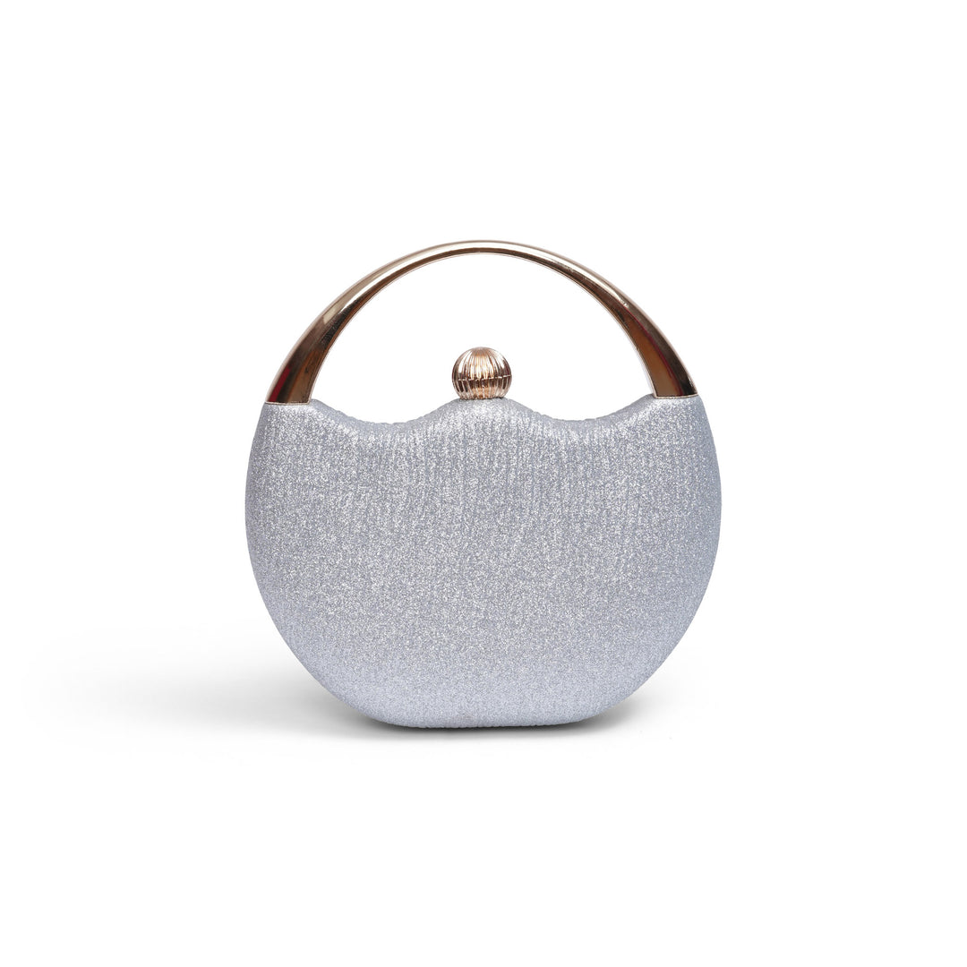 The Silver Crescent Clutch