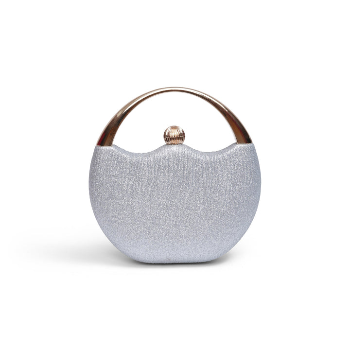 The Silver Crescent Clutch
