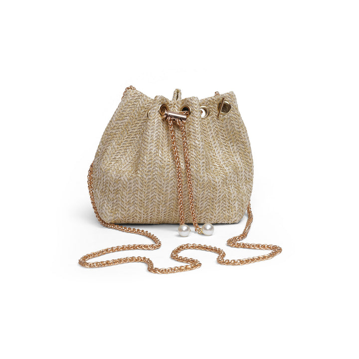 The Golden Weave Bag