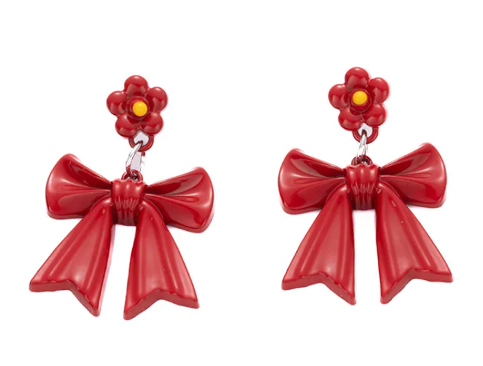 Holiday Bow Earrings
