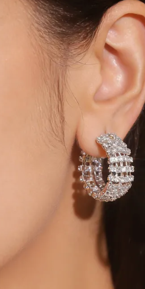 Crystal Hoops