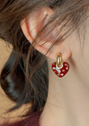 Scarlet Heart Studs