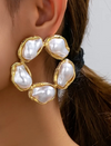 Pearl Halo Studs