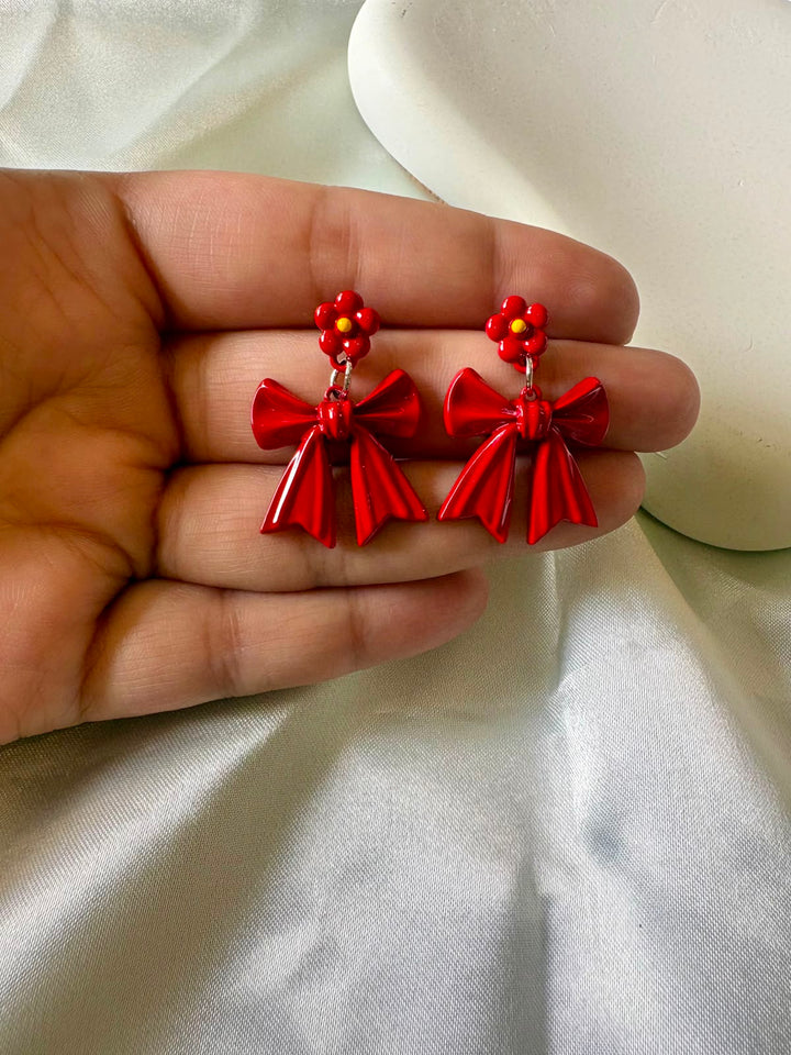 Holiday Bow Earrings