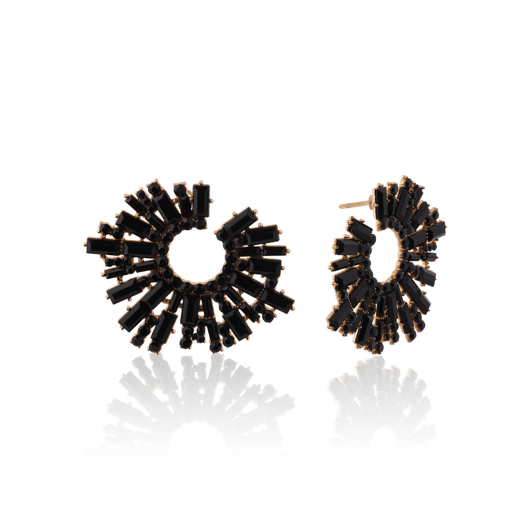Black Blaze Earrings