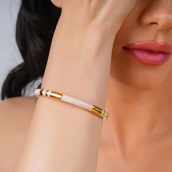 Blush Charm Cuff