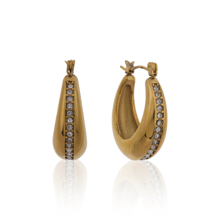 Bold Bling Hoops