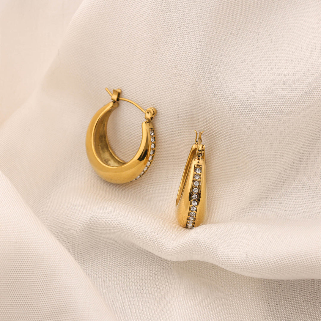 Bold Bling Hoops