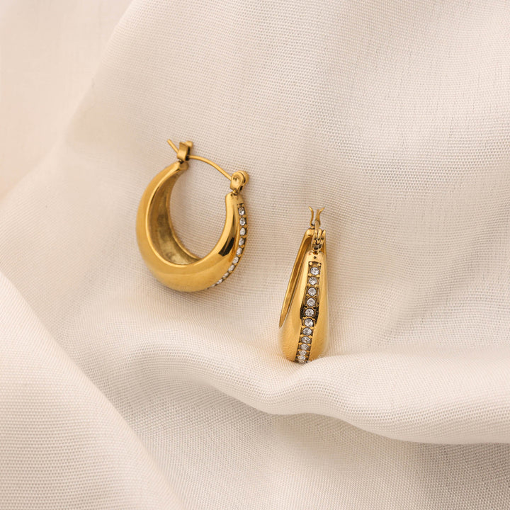 Bold Bling Hoops