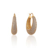Celeste Sparkle Hoops