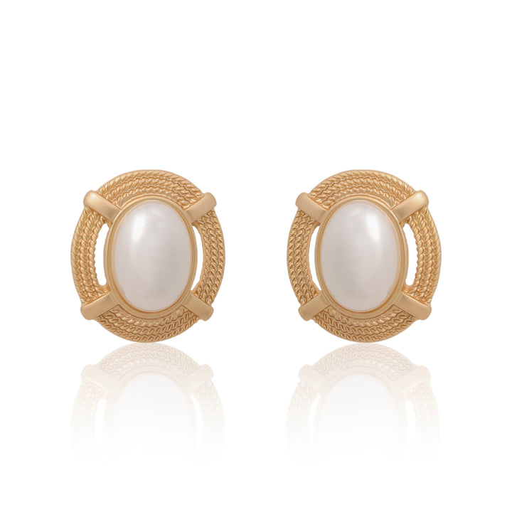 Crown Pearl Earrings