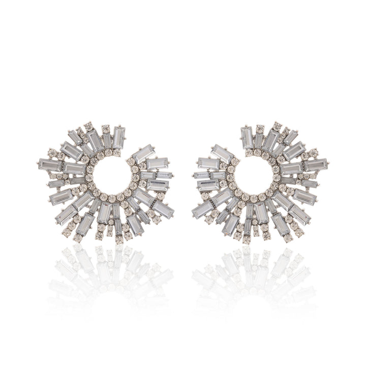 Crystal Hoop Earrings