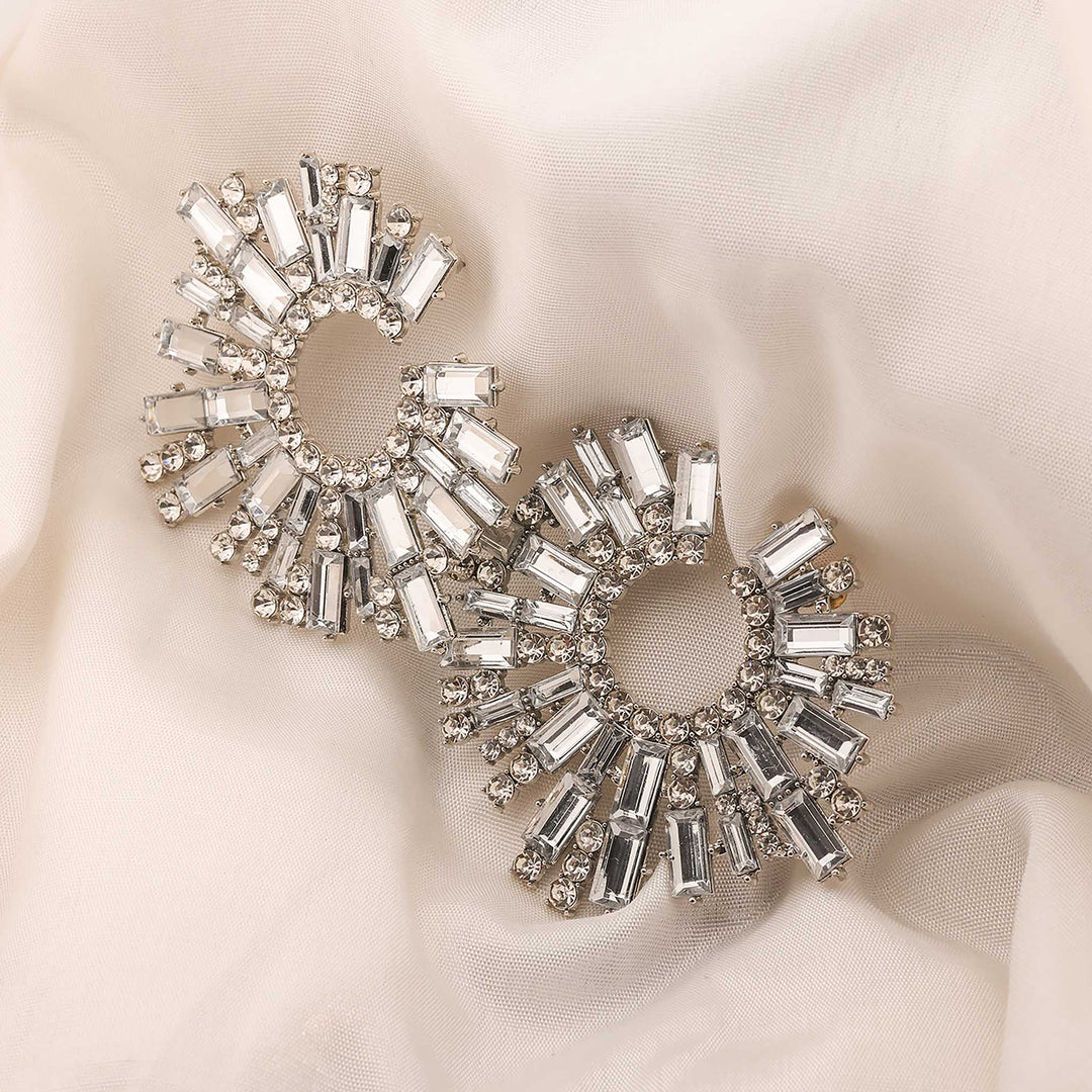 Crystal Hoop Earrings