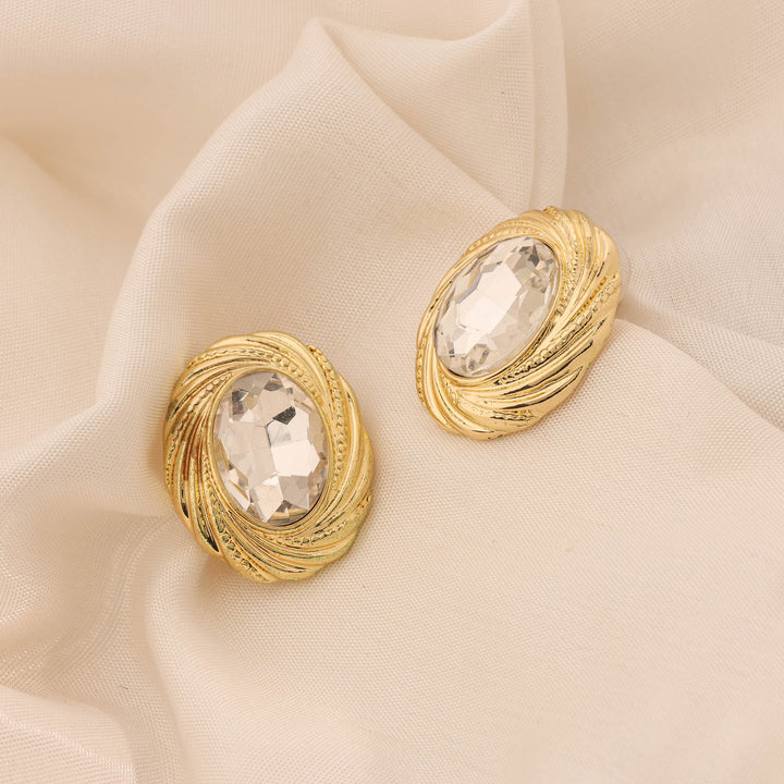 Crystal Swirl Earrings