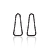Dark Dazzle Statement Earrings