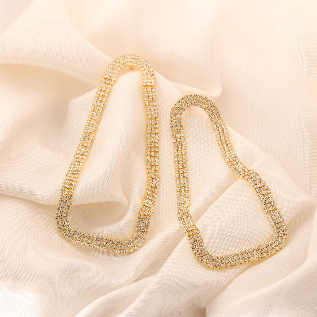 Dazzle Drop Statement Earrings