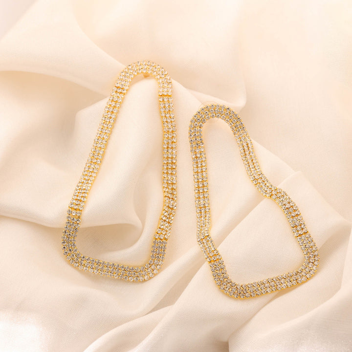Dazzle Drop Statement Earrings
