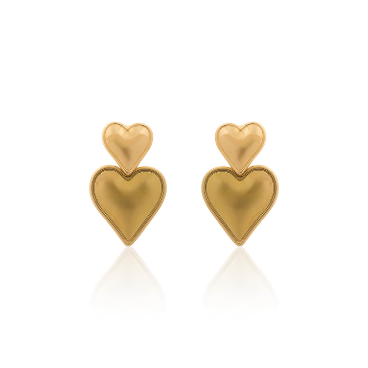 Double Love Studs
