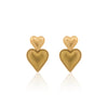 Double Love Studs