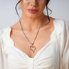 Dual Tone Heartbeat Necklace