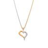 Dual Tone Heartbeat Necklace