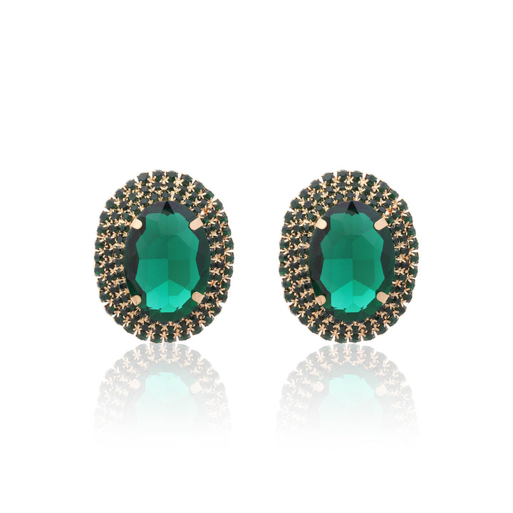 Emerald Muse Studs
