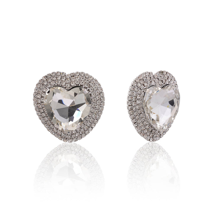 Glitter Crush Heart Earrings