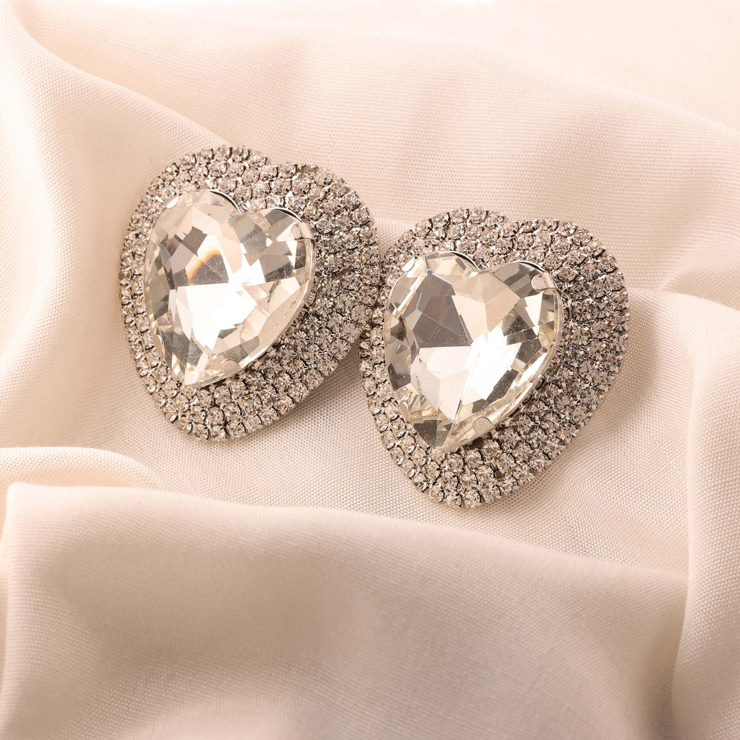 Glitter Crush Heart Earrings