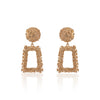 Golden Frame Earrings