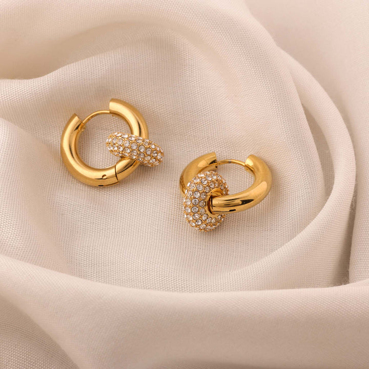 Golden Halo Hoops