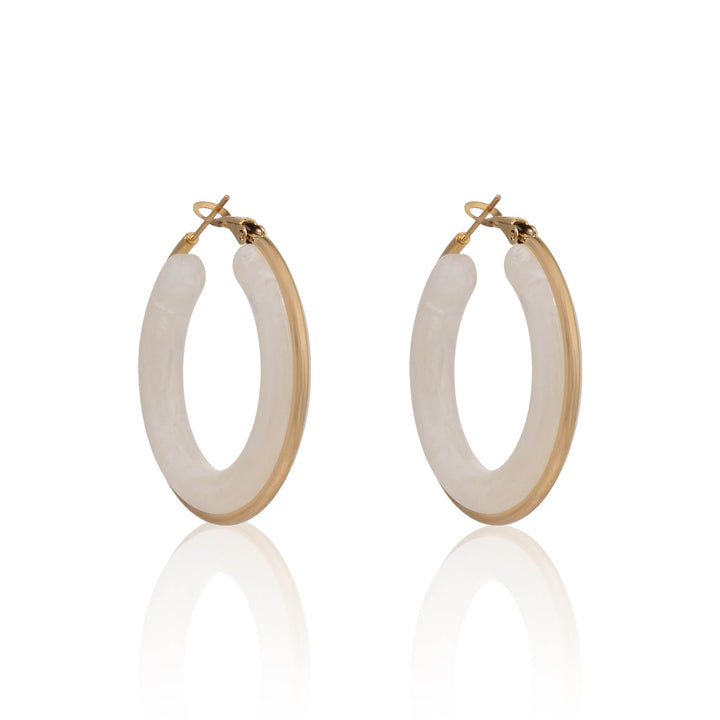 Golden Ice Hoops
