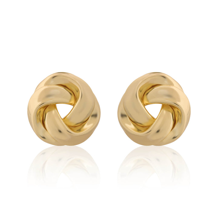 Golden Knot Studs