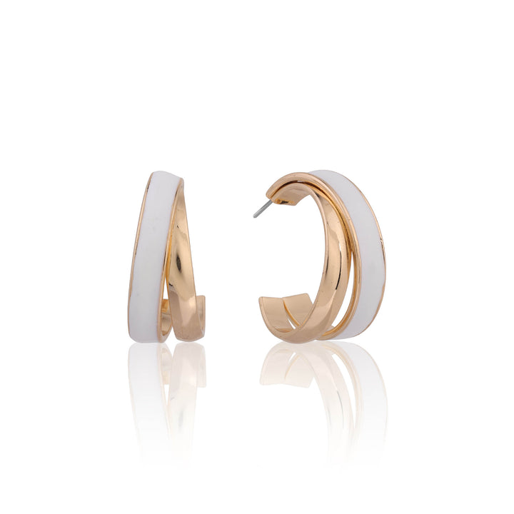 Golden Swirl Earrings