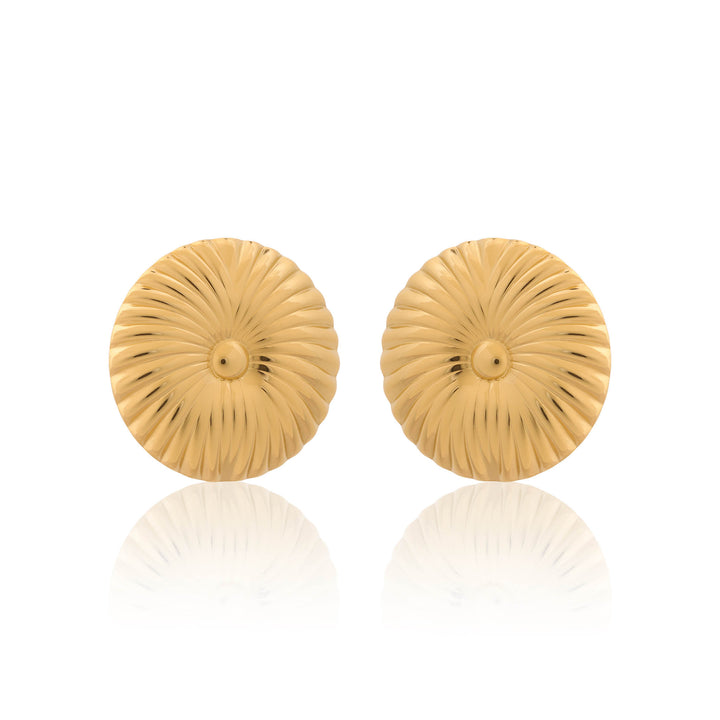 Golden Swirl Studs