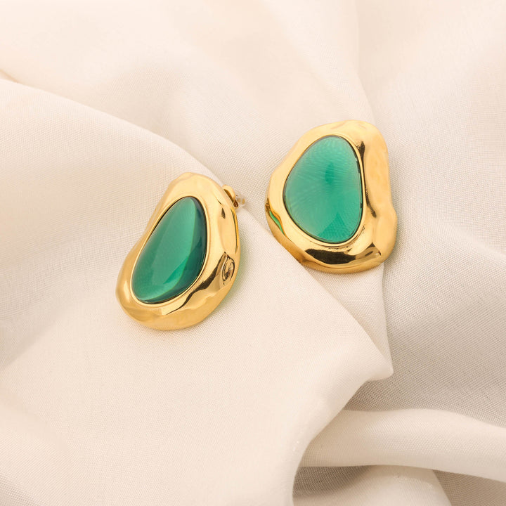Green Glow Studs