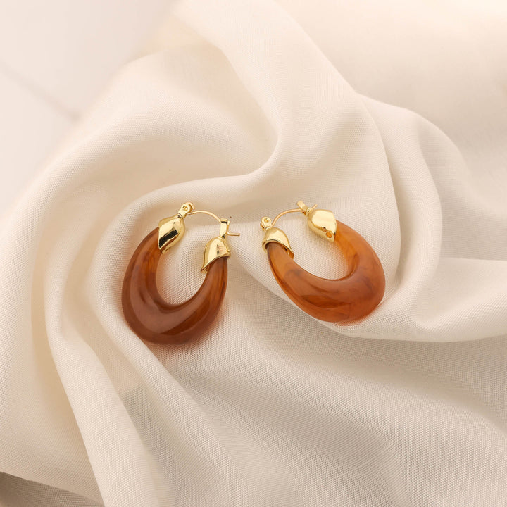 Honey Swirl Hoops
