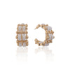 Ivory Grid Hoops