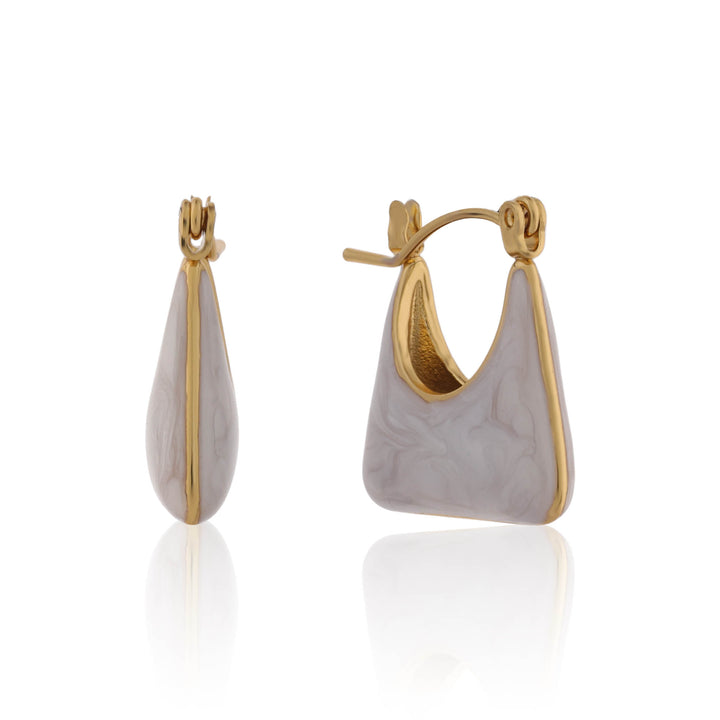 Marble Muse Hoops