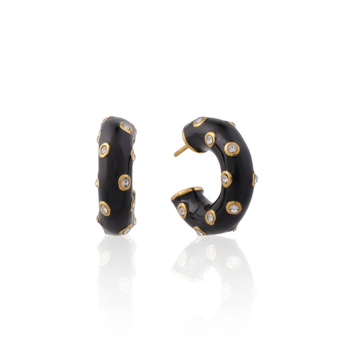 Midnight Luxe Hoops