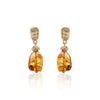 Molten Glow Drop Earrings