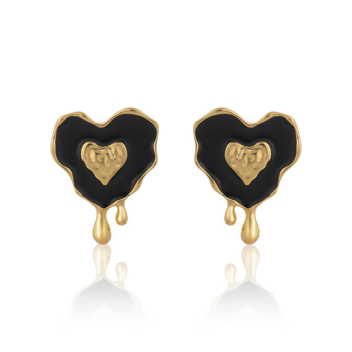 Molten Heart Studs