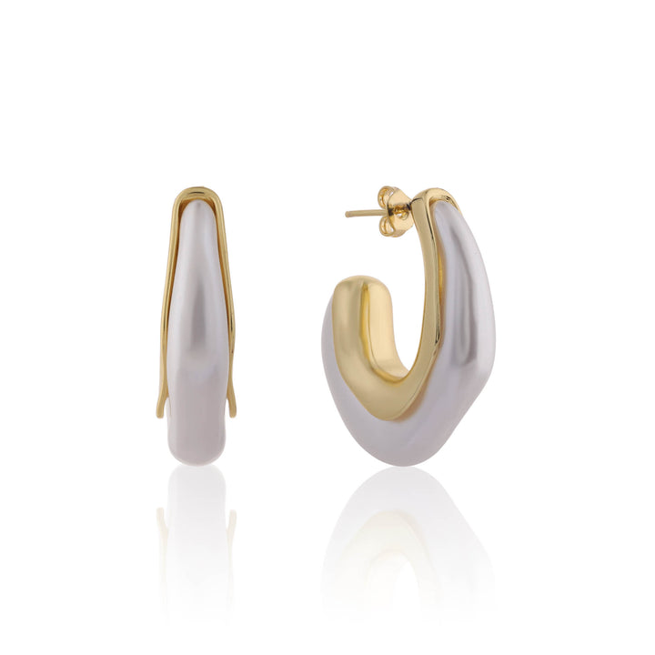 Moon Shell Hoops