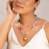 Pastel Bead Love Necklace