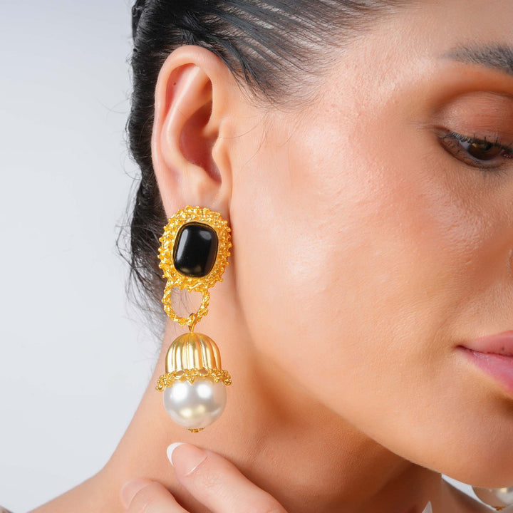 Pearl Dome Earrings