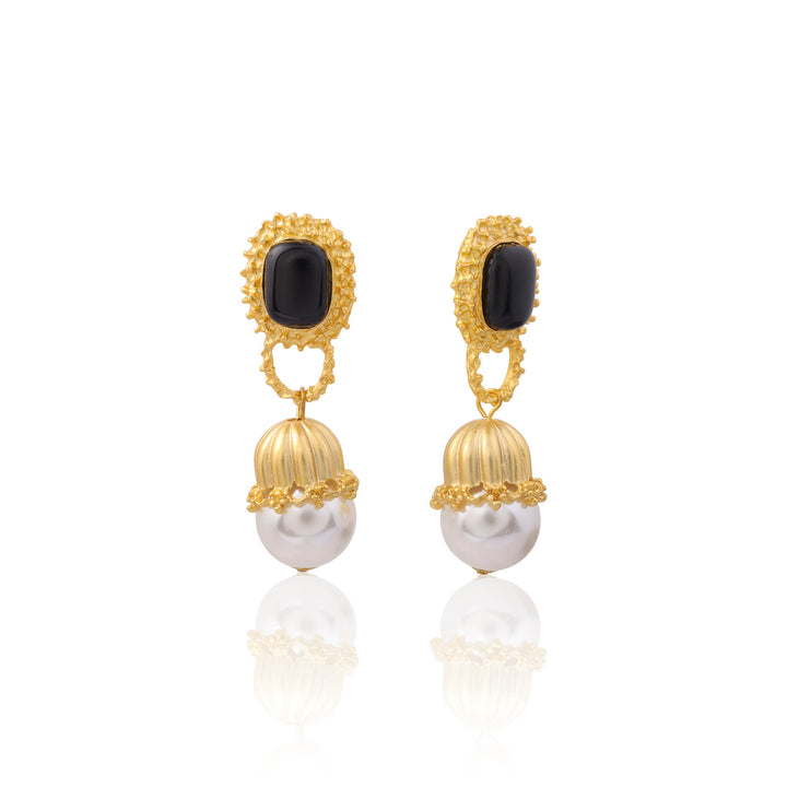 Pearl Dome Earrings
