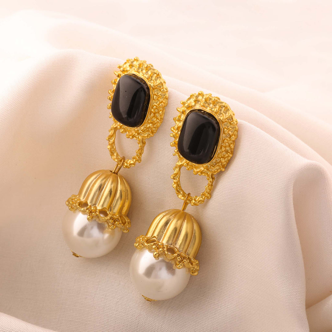 Pearl Dome Earrings