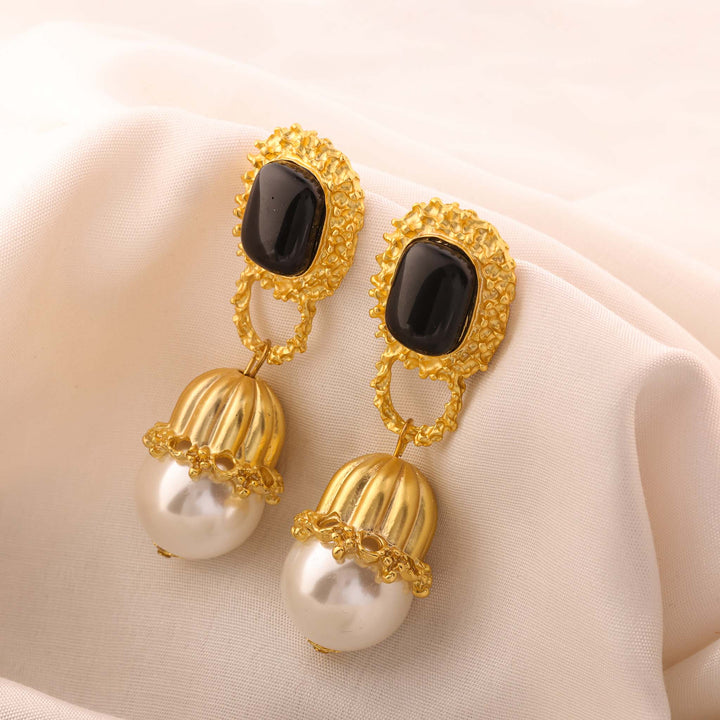Pearl Dome Earrings