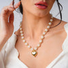 Pearl Heartbeat Necklace